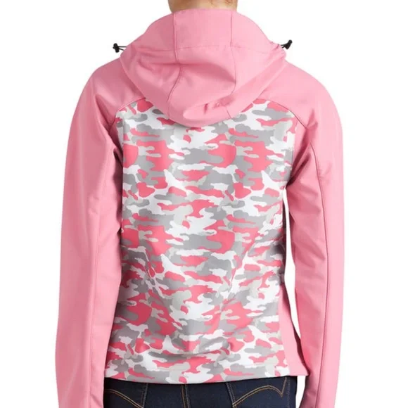 🆕 Dickies Pink Camo Performance Softshell Jacket - Picture 2 of 2